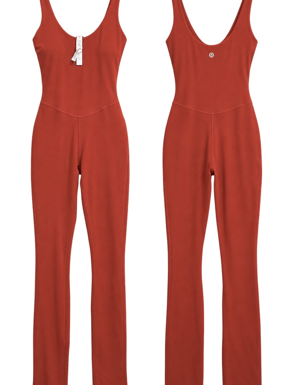 lululemon athletica Rust Scoop-Neck Jumpsuit